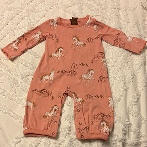Burt’s Bees Baby Horse Love Romper 3-6 months